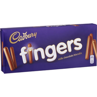 Picture of CADBURY BISCUITS MILK FINGERS 114GR